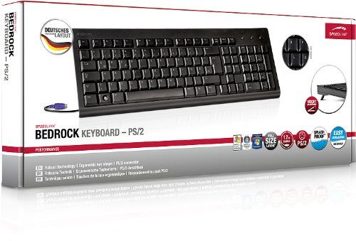Speedlink (B-WARE) Bedrock Tastatur mit PS/2 Anschluss Speedlink (B-WARE) Bedrock Tastatur mit PS/2 Anschluss
