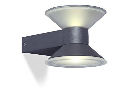Eco Light Moderne Außenwandleuchte 6 W 12 cm Gartenleuchte