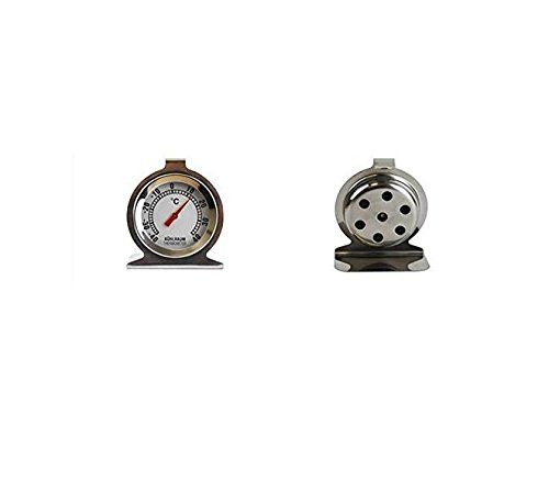 FiduciaShop Edelstahl Kühlschrankthermometer Bimetall analog -40° bis +40° C 
