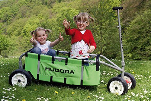 HUDORA Bollerwagen Überländer grün Handwagen faltbar