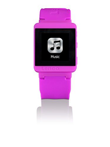 Lenco MP3 Sportwatch-100 Bluetooth Sportuhr mit MP3