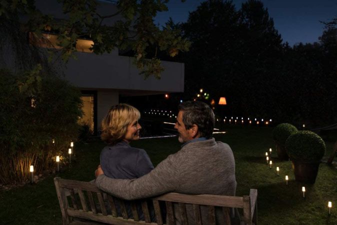LEDVANCE Smart+ LED Gartenleuchte Mini ZigBee Dimmbar mit Philips Hue Bridge