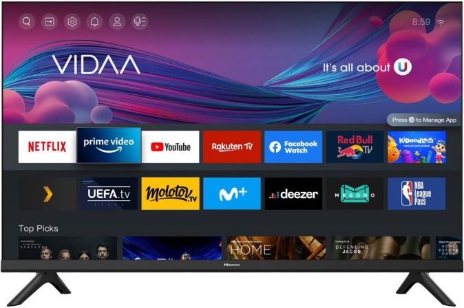 Hisense 32A4DG HD Fernseher 32 Zoll TV Smart TV HD 80 cm [B-WARE]