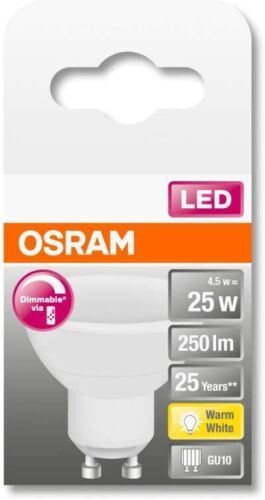 OSRAM LED GU10 RGBW Reflektorlampe LED Spot Multicolor mit Fernbedienung OSRAM LED GU10 RGBW Reflektorlampe LED Spot Multicolor mit Fernbedienung