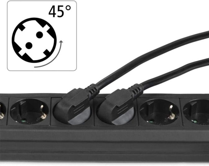 Hama 6-Fach Steckdosenleiste Mehrfachsteckdose Steckerleiste Schwarz 1,4 m