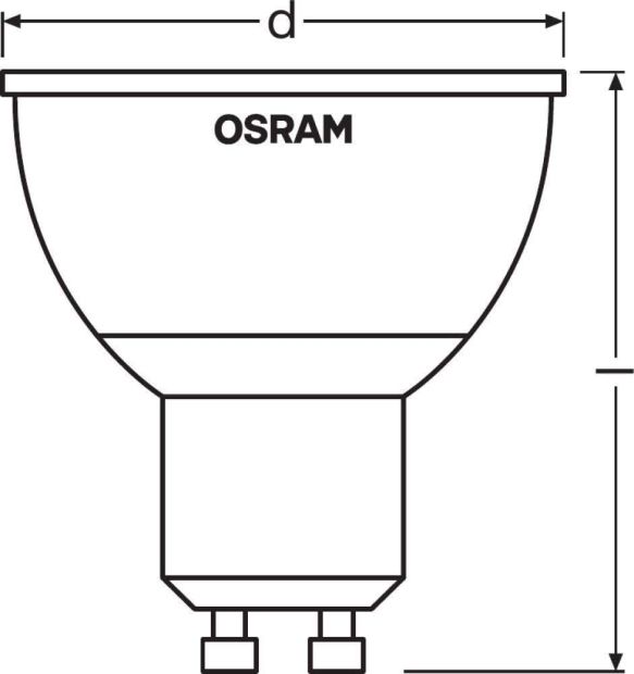 OSRAM LED GU10 RGBW Reflektorlampe LED Spot Multicolor mit Fernbedienung OSRAM LED GU10 RGBW Reflektorlampe LED Spot Multicolor mit Fernbedienung