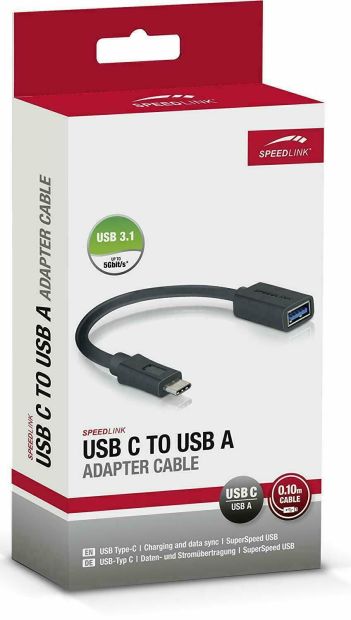 Speedlink USB-C auf USB-A Kabel Adapter Datenkabel USB C to USB A Speedlink USB-C auf USB-A Kabel Adapter Datenkabel USB C to USB A