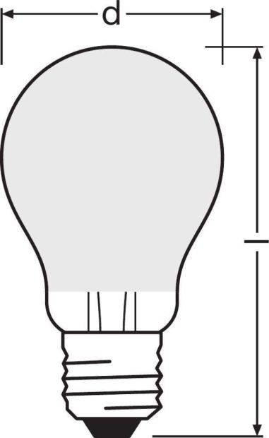  OSRAM E27 LED Lampe Glühbirne Leuchtmittel Kaltweiß 7.5W [2ER]
