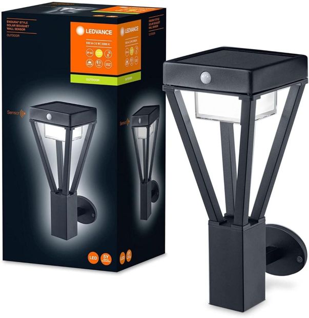 LEDVANCE LED Endura Solar Bouquet  Außenleuchte Wandlampe mit Bewegungsmelder