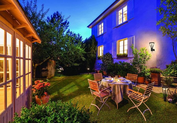 LEDVANCE LED Endura Solar Bouquet  Außenleuchte Wandlampe mit Bewegungsmelder