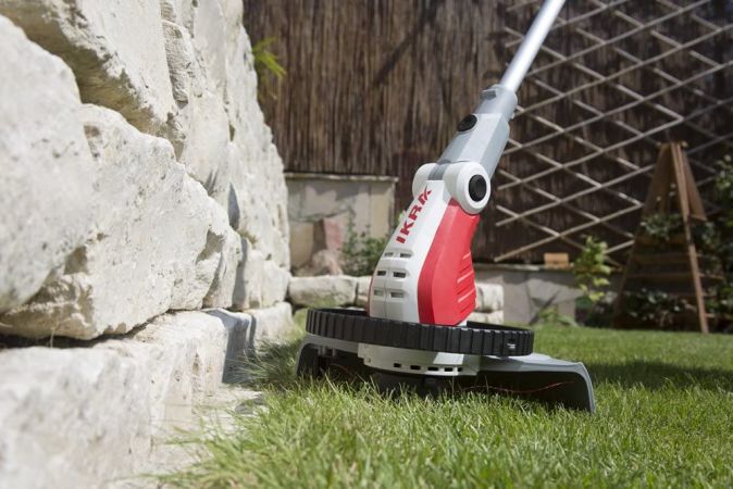 IKRA Elektro Rasentrimmer Grastrimmer Freischneider Doppelfaden 600 W IKRA Elektro Rasentrimmer Grastrimmer Freischneider Doppelfaden 600 W