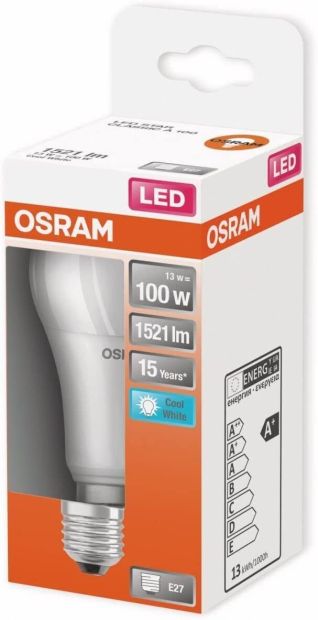  OSRAM E27 LED Leuchtmittel Lampe Birnenform 100W Kaltweiß Licht