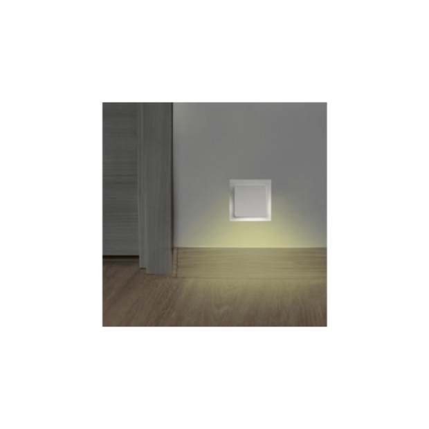Hama LED Nachlicht Steckdose mit Sensor Orientierungslicht Warmweiß