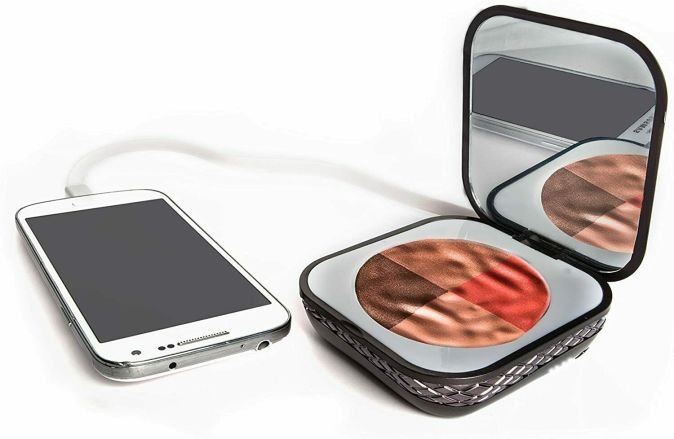 Make Up organizer Set Bio Vegan Rouge Set + Powerbank Schminke Schminkbox 