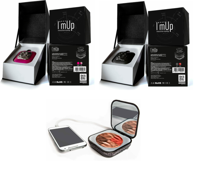 Make Up organizer Set Bio Vegan Rouge Set + Powerbank Schminke Schminkbox 