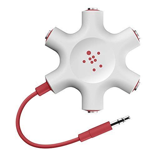 Belkin 5 fach Audiosplitter 3,5 mm Klinkenverteiler inkl. 0,60 m Rot Belkin 5 fach Audiosplitter 3,5 mm Klinkenverteiler inkl. 0,60 m Rot