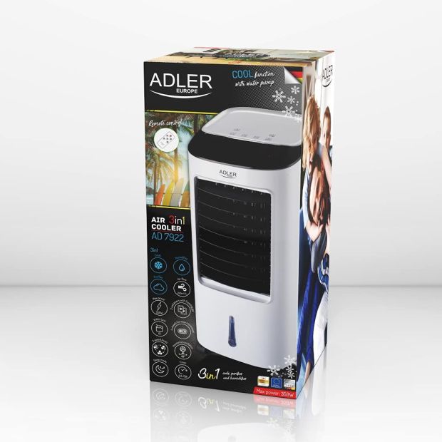 AdlerAD 7922 Luftentfeuchter Mobil Klimagerät Luftkühler 350W mit 3 Stufen AdlerAD 7922 Luftentfeuchter Mobil Klimagerät Luftkühler 350W mit 3 Stufen