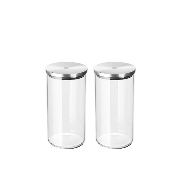 Zwilling Vorratsdosen Vorratsglas 4ER SET Aufbewahrungsdosen 1L Glasbehälter 