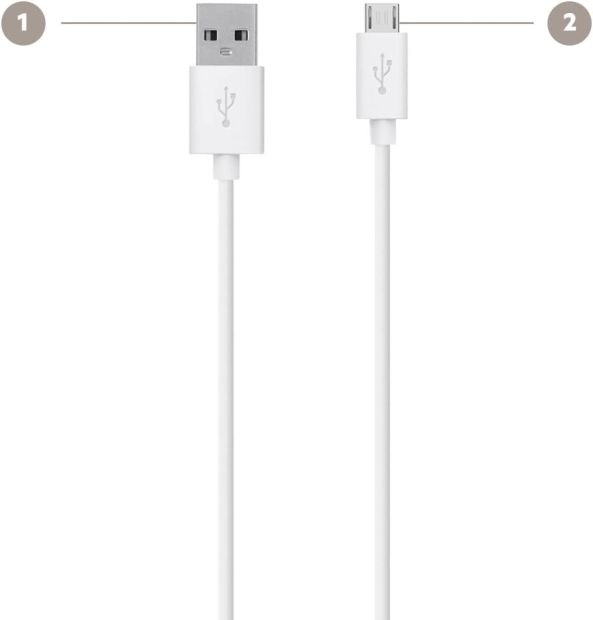 Belkin Belkin Mixit Micro-USB auf USB-A Kabel Datenkabel Ladekabel 2m