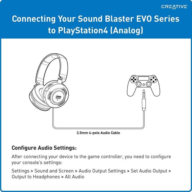 Creative Sound Blaster Evo Wireless-Headset [B-WARE]