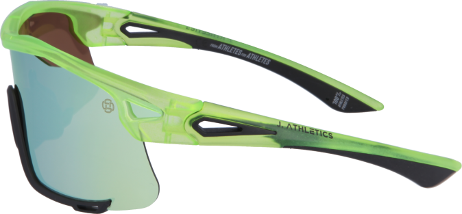 j.Athletics Victory 7 Sonnenbrille Grün-Gelb Unisex Outdoorbrille