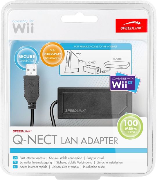 Speedlink (B-WARE)   Q-Nect Wii/Wii U Lan Adapter 