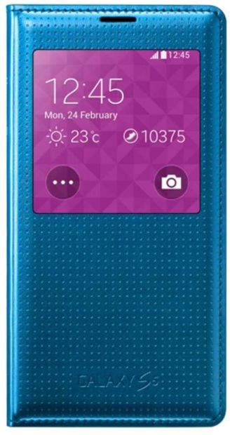 Samsung Flip Cover mit Sichtfenster für Samsung Galaxy S5