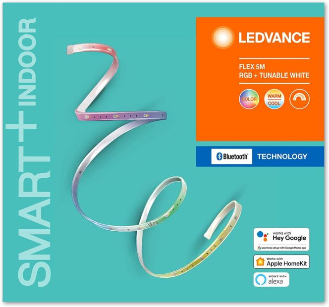 LEDVANCE LED Smartes LED Lichtband RGB mit Bluetooth Mesh Technologie 5M