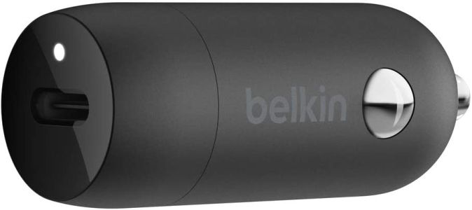 Belkin KFZ Ladegerät USB-C 18W 1,2m USB Lighting Kabel Schnellladegerät