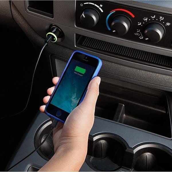 Belkin KFZ Auto Ladegerät mit Lightning-Kabel für iPhone Zigarettenanzünder Belkin KFZ Auto Ladegerät mit Lightning-Kabel für iPhone Zigarettenanzünder