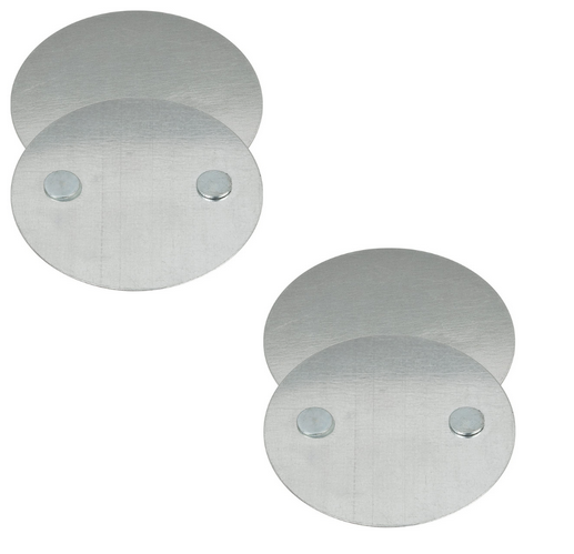 Brennenstuhl BR 1000 Magnet Montageplatte für Rauchmelder Magnethalter [2er Pack]