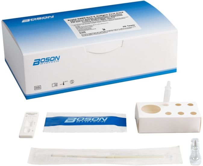 Boson Corona Schnelltest Selbsttest BfArM Nasal Covid [20er-Pack]