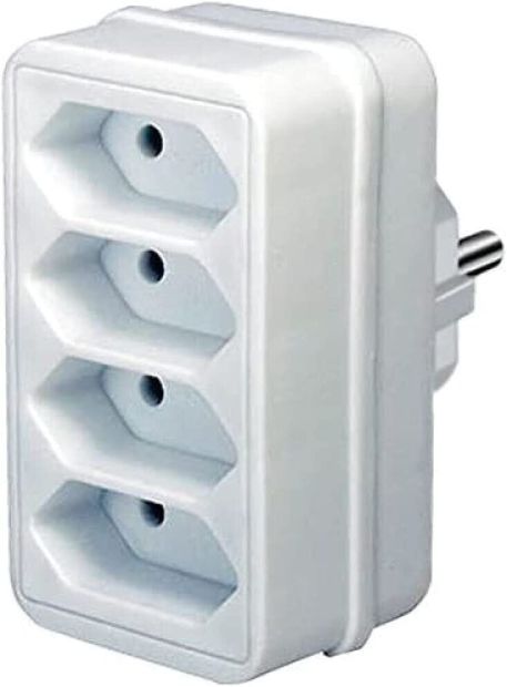 Brennenstuhl 4-Fach Steckdosenadapter Mehrfachsteckdose  