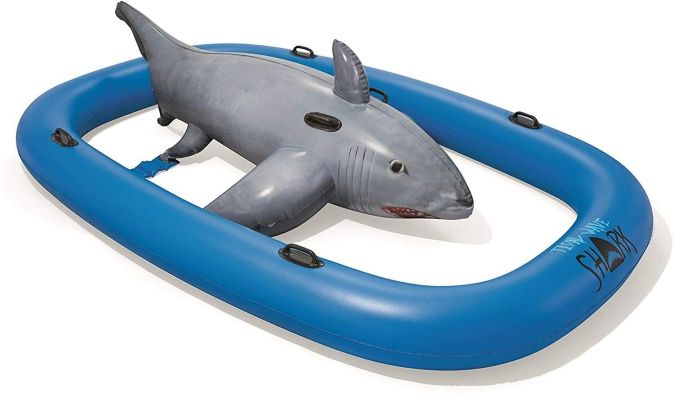 Bestway Luftmatratze Haifisch 297 x 188 x 71 cm Schwimmtier XXL Schwimmring Bestway Luftmatratze Haifisch 297 x 188 x 71 cm Schwimmtier XXL Schwimmring