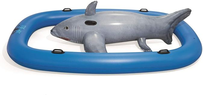 Bestway Luftmatratze Haifisch 297 x 188 x 71 cm Schwimmtier XXL Schwimmring Bestway Luftmatratze Haifisch 297 x 188 x 71 cm Schwimmtier XXL Schwimmring