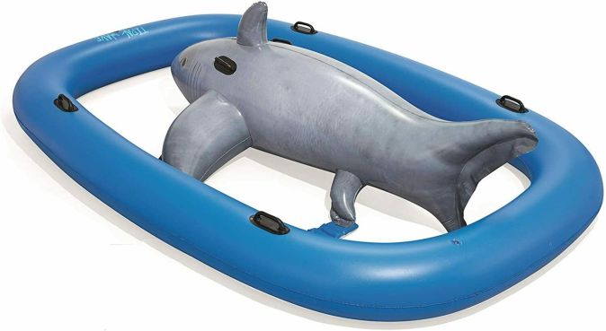 Bestway Luftmatratze Haifisch 297 x 188 x 71 cm Schwimmtier XXL Schwimmring Bestway Luftmatratze Haifisch 297 x 188 x 71 cm Schwimmtier XXL Schwimmring