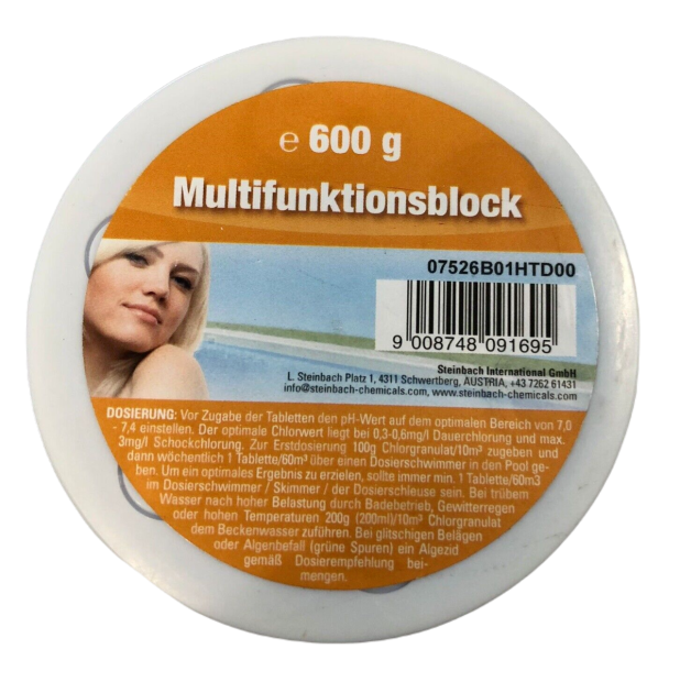 PLANET POOL Multifunktionsblock Chlor Wasser Reinigung Aufbereitung PLANET POOL Multifunktionsblock Chlor Wasser Reinigung Aufbereitung