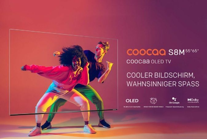 Coocaa® 55S8G/M OLED TV Fernseher 55 Zoll 4K Ultra HD [B-WARE]