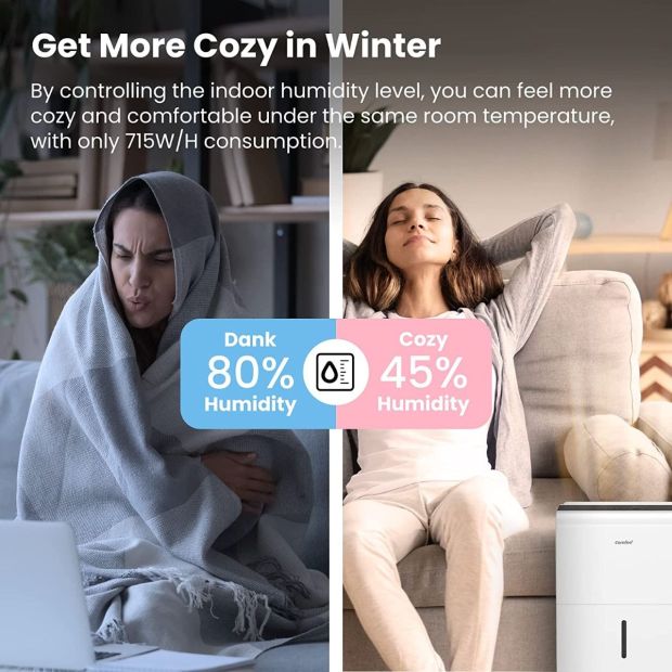 Comfee by Midea MDDP Luftentfeuchter Luft­rei­ni­ger 30 Liter Raumentfeuchter