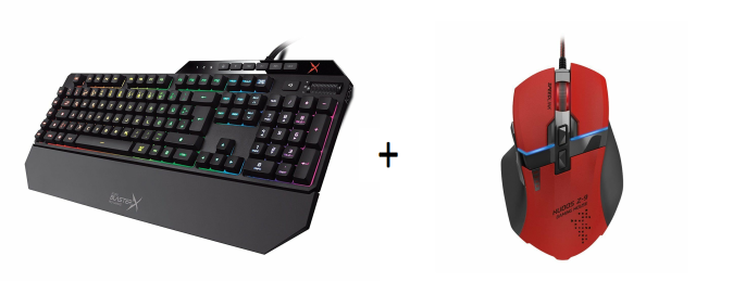  Creative Sound BlasterX Mechanische RGB-Gaming-Tastatur (DE layout) + Speedlink Kudos Gaming Maus 