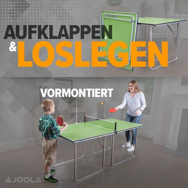 JOOLA Tischtennisplatte mit Netz 168*84*76
