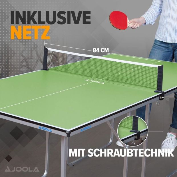 JOOLA Tischtennisplatte mit Netz 168*84*76