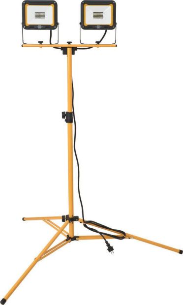 Brennenstuhl Doppel LED Fluter Baustrahler 2x LED mit Stativ Strahler 
