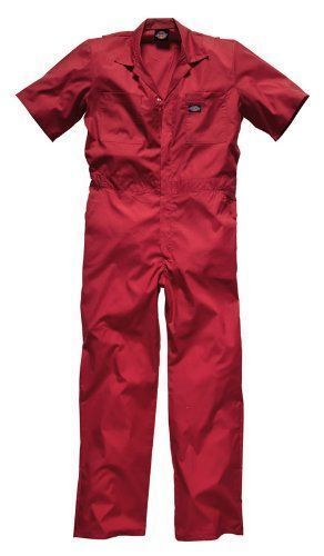 DICKIES Overall Arbeitskleidung Arbeitsoverall Hose Kurzarm Rot-L DICKIES Overall Arbeitskleidung Arbeitsoverall Hose Kurzarm Rot-L