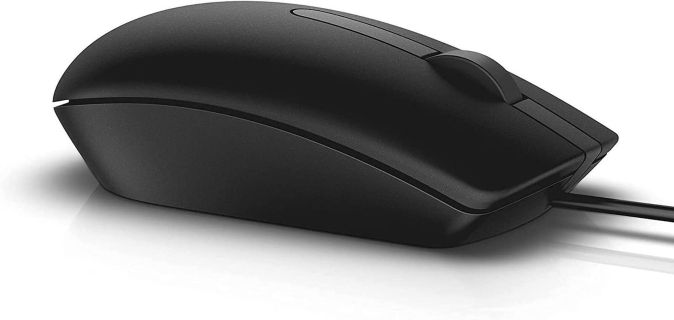 Dell MS116 Optischer Maus USB 1000 DPI Schwarz [B-WARE]
