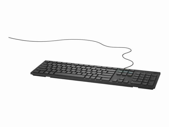 Dell KB216 Kabelgebunden PC Tastatur Keyboard FR Layout USB Schwarz