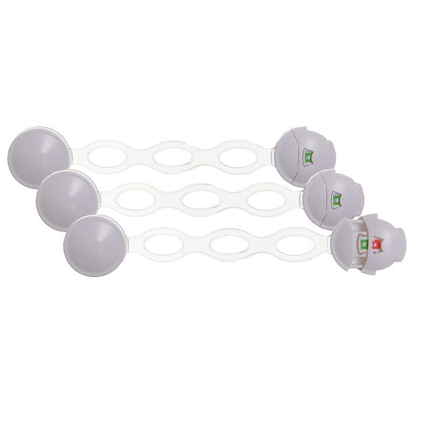 Dreambaby Schubladensicherung Schranksicherung Kindersicherung Flexibel [3ER]