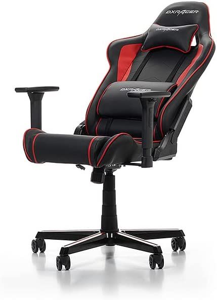 DXRacer Prince P08 Gaming Stuhl Drehstuhl Chefsessel 185 cm Schwarz/Rot[B-WARE]