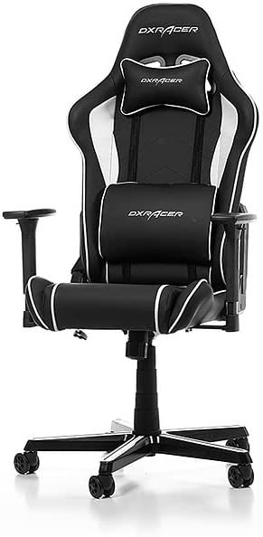 DXRacer P08 Gaming Stuhl Drehstuhl Schreibtischstuhl Schwarz/Weiß[B-WARE]