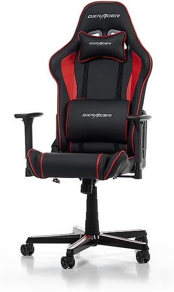 DXRacer Prince P08 Gaming Stuhl Drehstuhl Chefsessel 185 cm Schwarz/Rot[B-WARE]